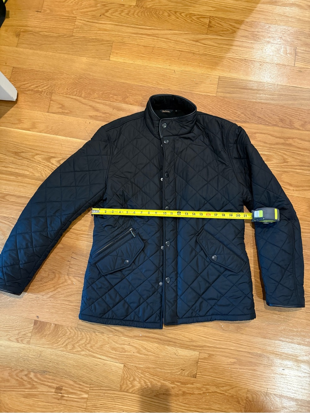 Barbour Black Quilted Puffer Jacket
